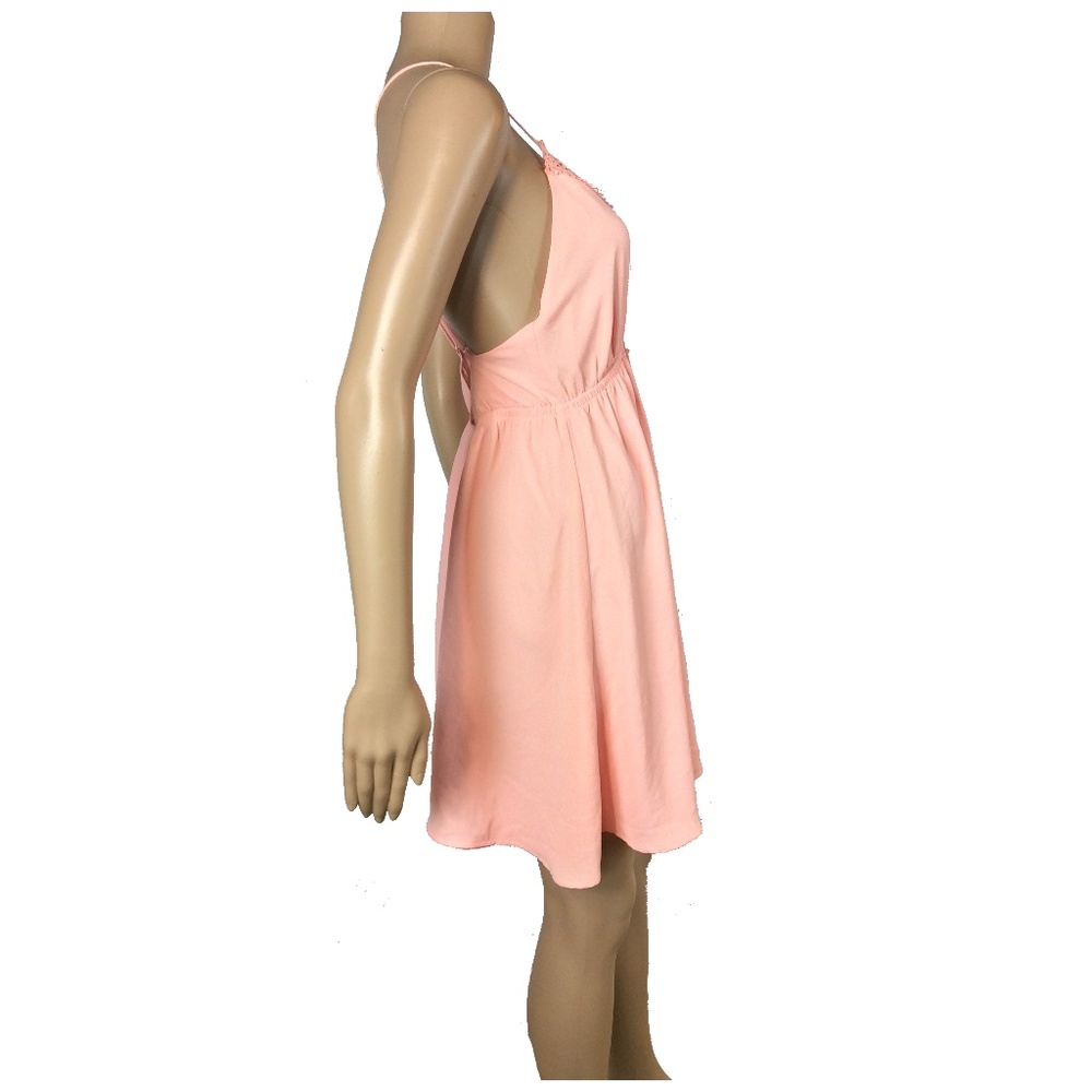 NWOT Flowy boho pink strappy dress - Picture 3 of 6